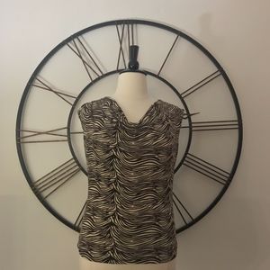 Creative Design Works, Inc. Brown/Tan Top Size L